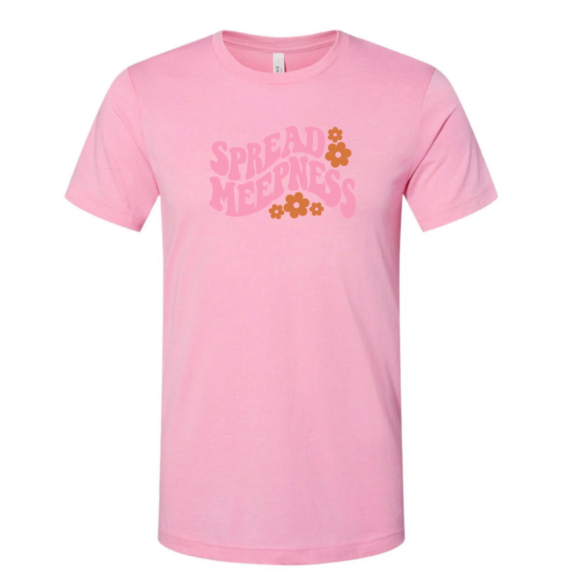 SPREAD MEEPNESS FLOWER CHILD ~ MEEPWARE ~ unisex tee ~ classic fit-Bubble Gum Pink