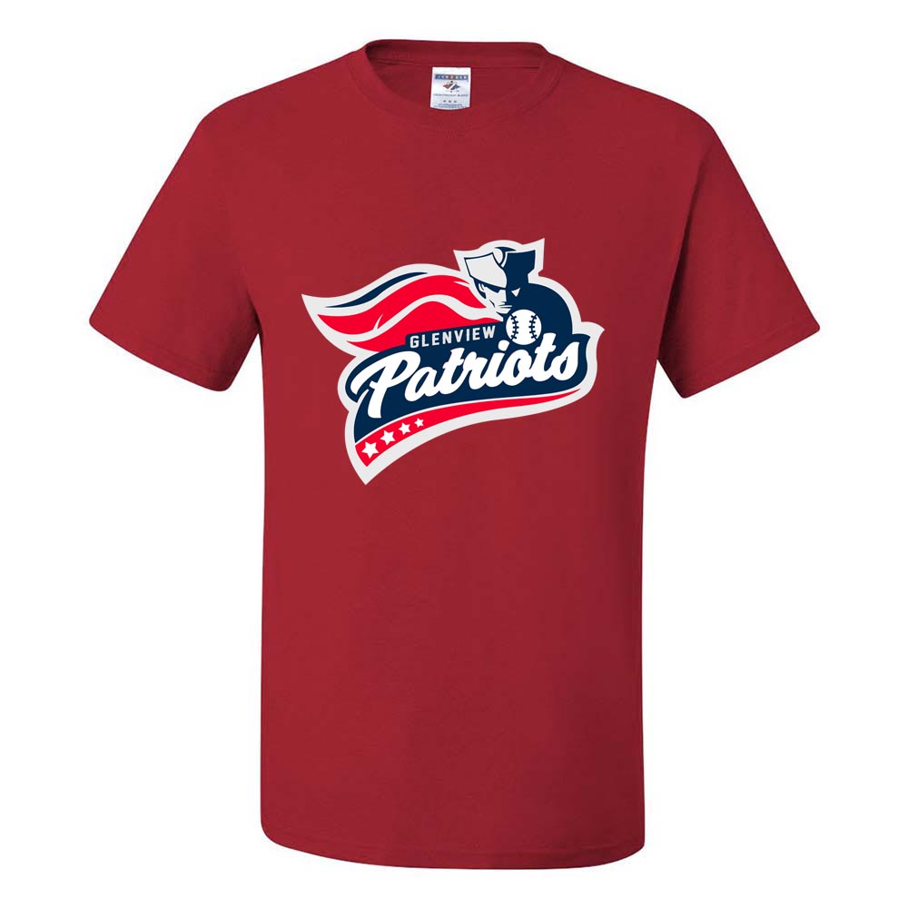 PATRIOTS LOGO DRIPOWER TEE ~ GLENVIEW PATRIOTS ~ youth & adult