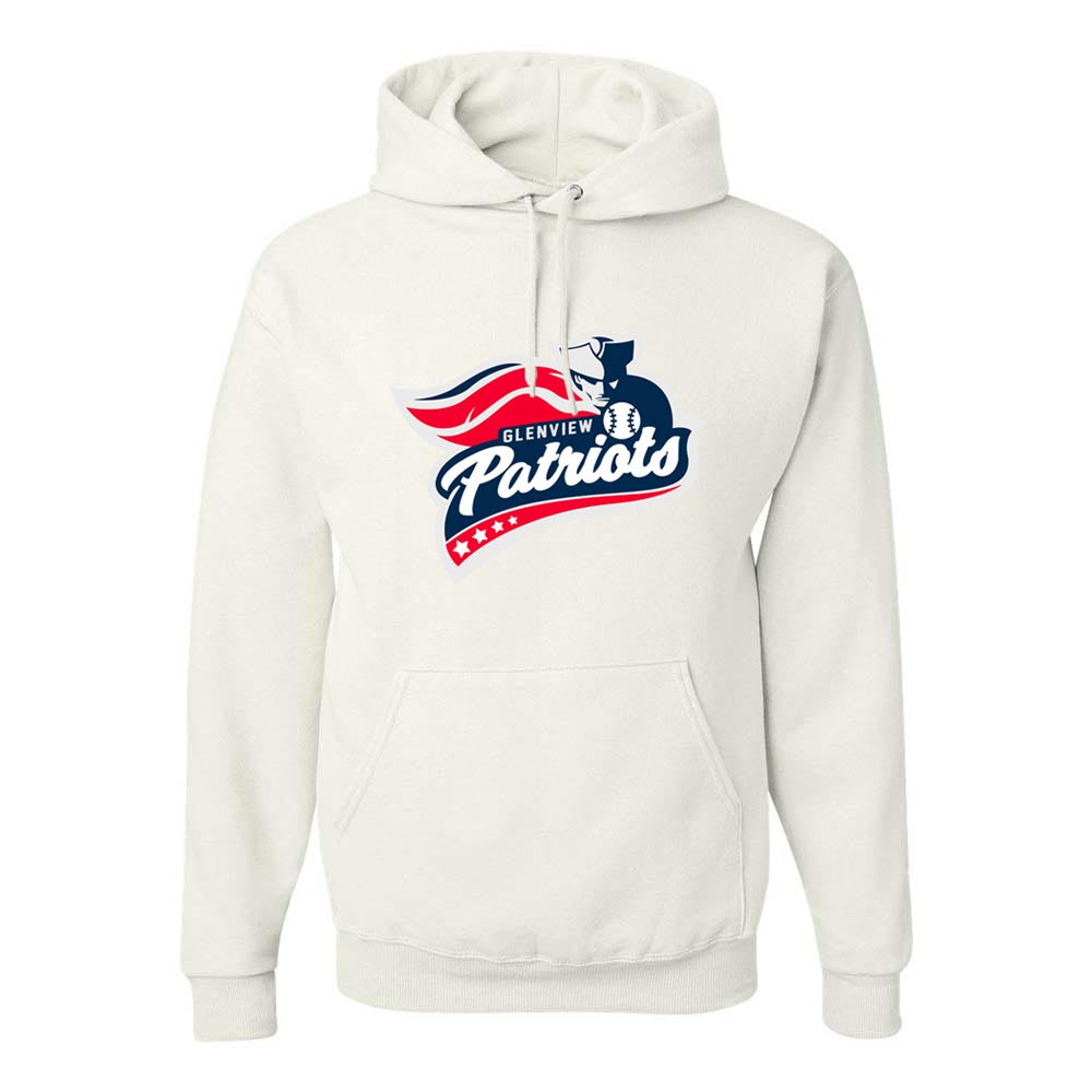 PATRIOTS LOGO HOODIE ~ GLENVIEW PATRIOTS ~ youth & adult ~ unisex fit