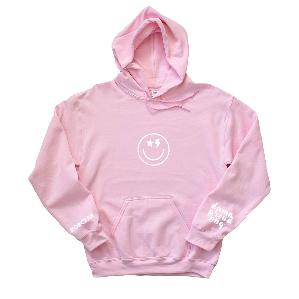 BBYO KORCZAK DAMN PROUD BBG ~ hooded sweatshirt ~ classic fit