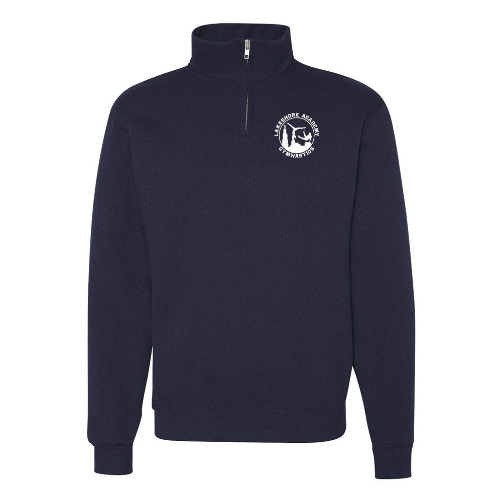 Logo ~ Quarter Zip Sweatshirt ~ Lakeshore Academy Gymnastics