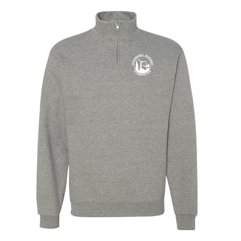 Logo ~ Quarter Zip Sweatshirt ~ Lakeshore Academy Gymnastics