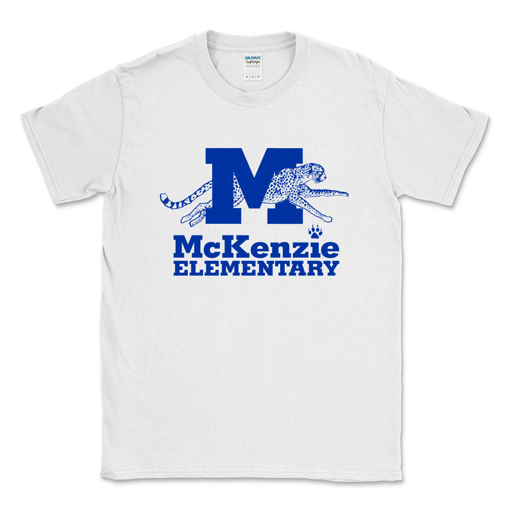 MCKENZIE CHEETAH TEE ~ McKenzie Elementary School ~ youth and adult ~ classic unisex fit