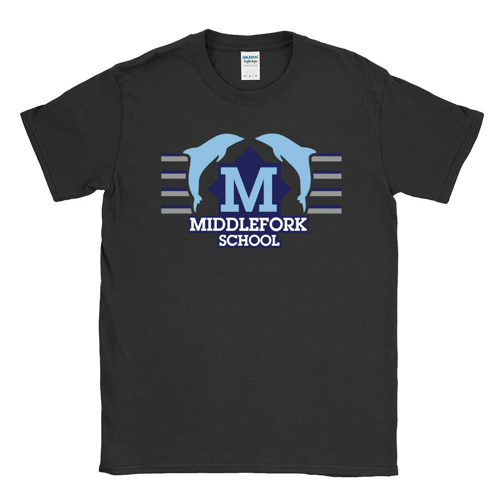 MIDDLEFORK LOGO TEE ~ youth and adult ~ classic unisex fit