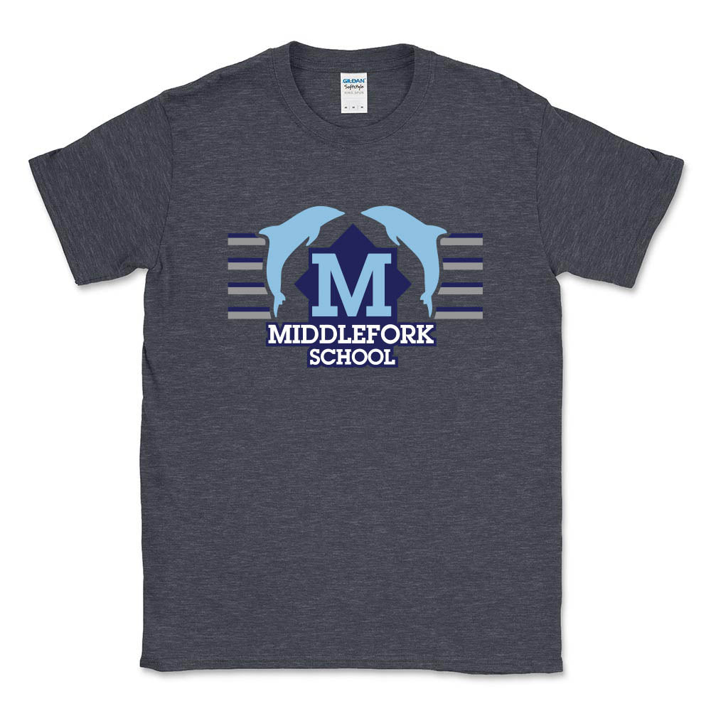 MIDDLEFORK LOGO TEE ~ youth and adult ~ classic unisex fit