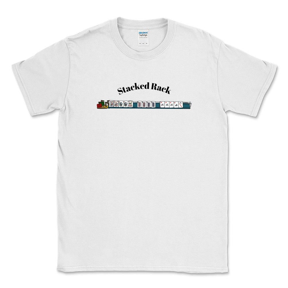 STACKED RACK MAH JONGG TEE ~ adult ~ classic unisex fit