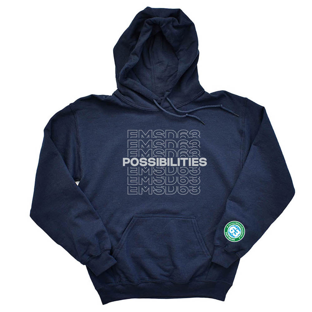 EMSD63 POSSIBILITIES UNISEX HOODIE ~ Gildan ~ classic fit