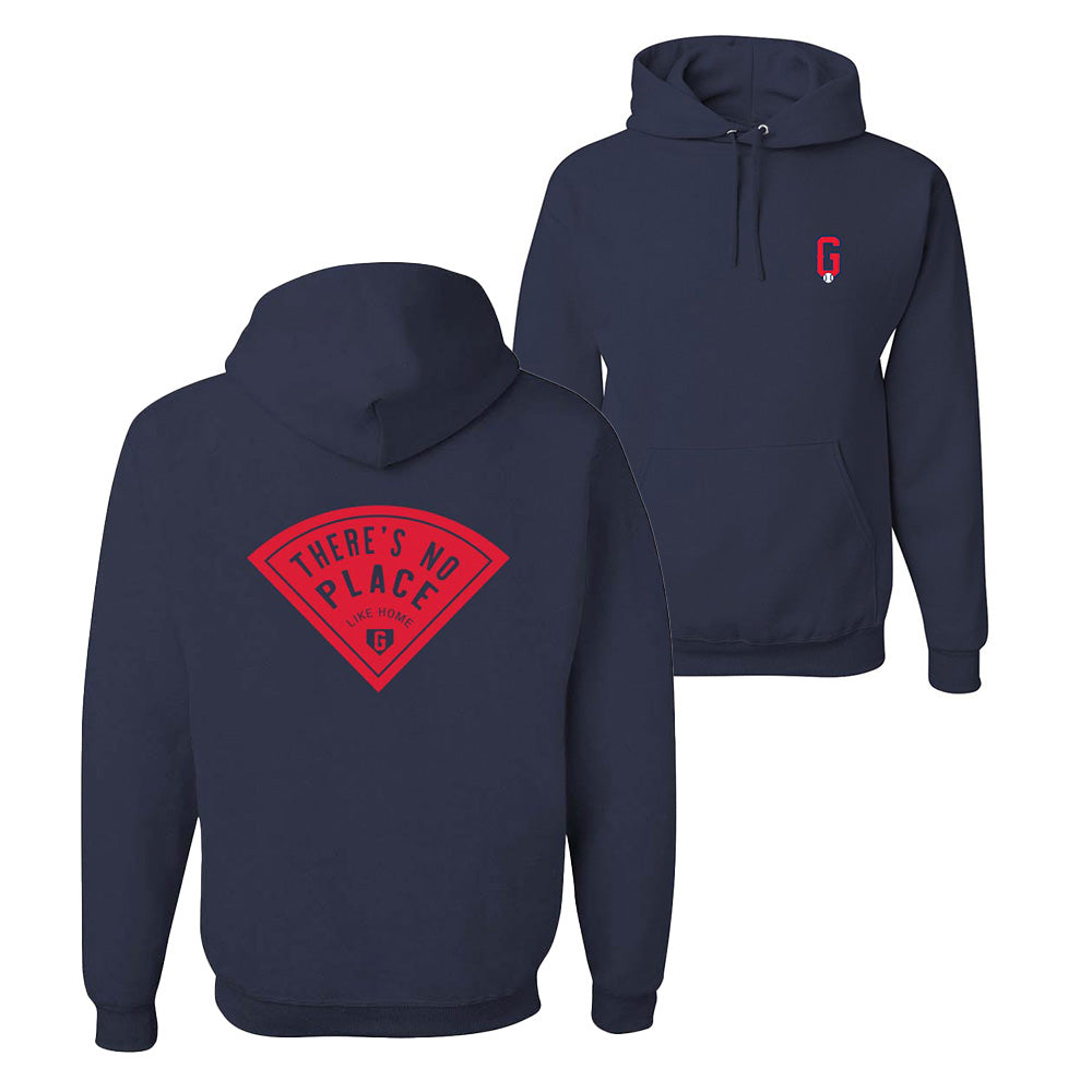 THERE'S NO PLACE LIKE HOME HOODIE ~ GLENVIEW PATRIOTS ~ adult ~ unisex fit