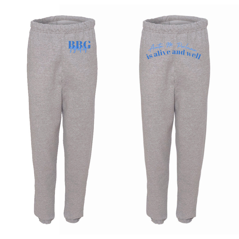 ANITA M. PERLMAN IS ALIVE AND WELL ~ unisex fleece sweatpants ~ classic fit
