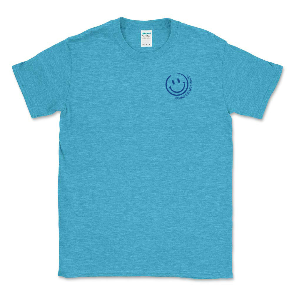 SMILEY SOFTSTYLE TEE ~ RAVINIA NURSERY SCHOOL ~ adult ~ classic unisex fit