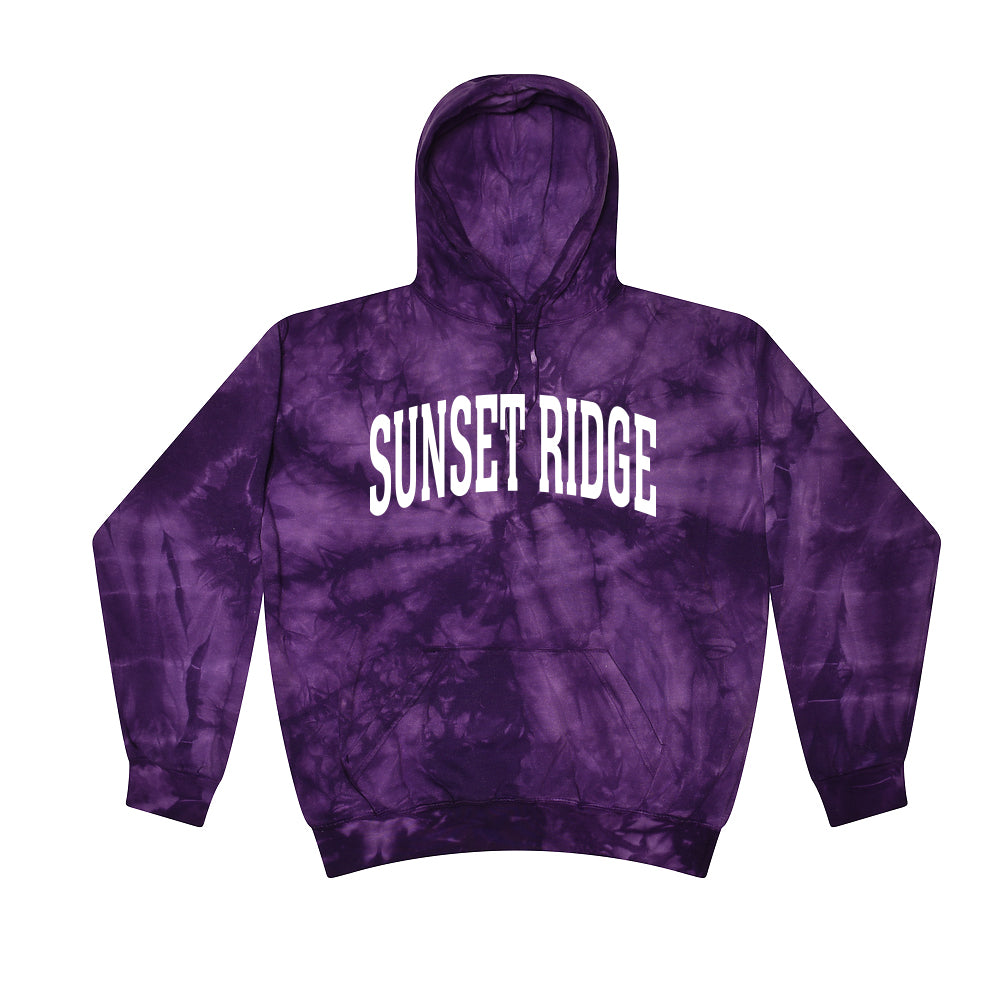 SUNSET RIDGE ELEMENTARY ARC TIE DYE HOODIE SUNSET RIDGE SCHOOL