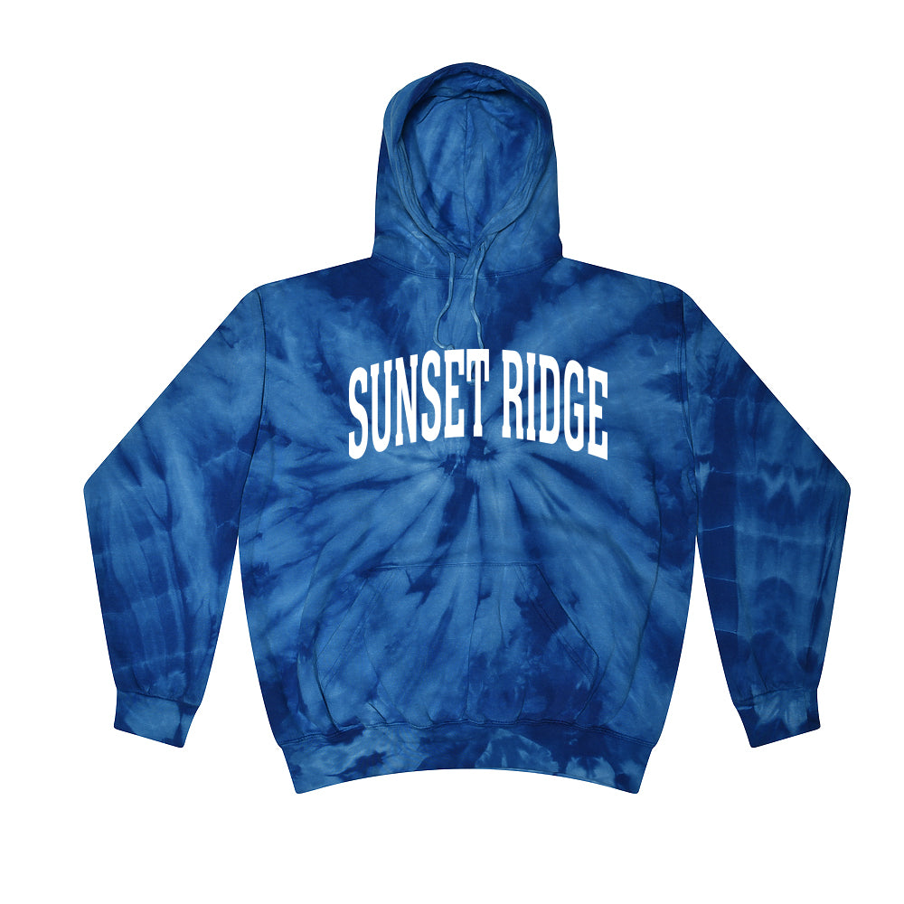 Royal blue sale tie dye hoodie