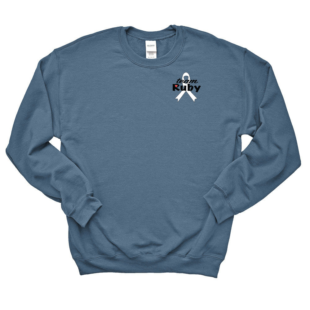 TEAM RUBY ADULT SWEATSHIRT ~ classic unisex fit