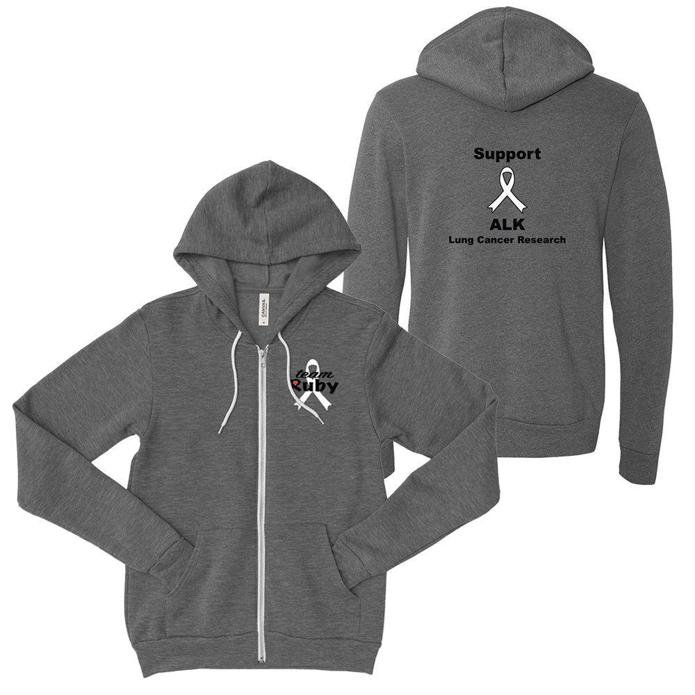 TEAM RUBY ~ adult fleece zip hoodie ~ classic fit