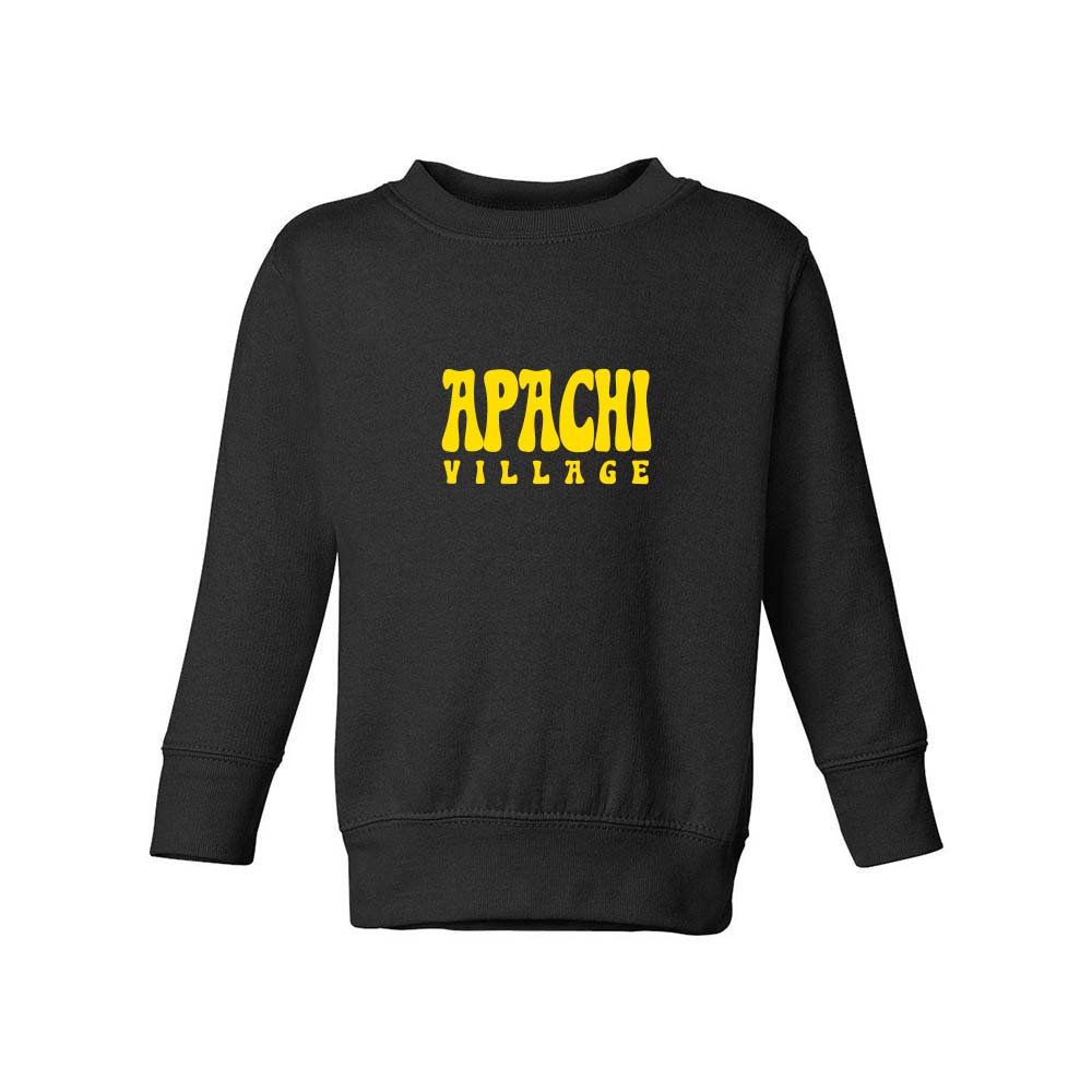 GROOVY APACHI VILLAGE SWEATSHIRT ~ APACHI VILLAGE ~ toddler~ relaxed fit