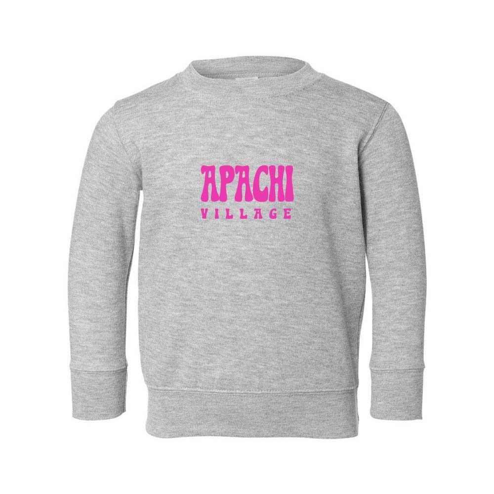 GROOVY APACHI VILLAGE SWEATSHIRT ~ APACHI VILLAGE ~ toddler~ relaxed fit