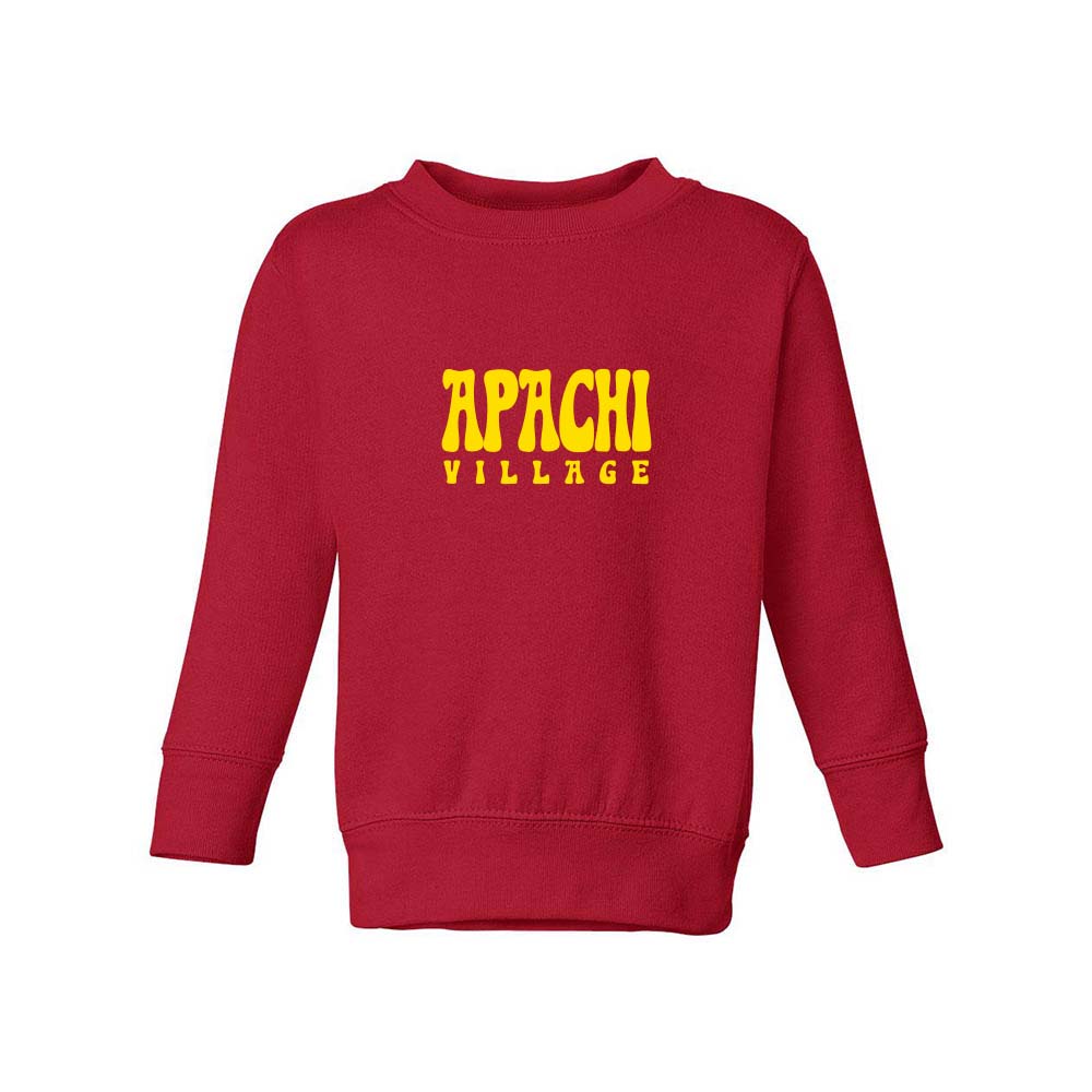 GROOVY APACHI VILLAGE SWEATSHIRT ~ APACHI VILLAGE ~ toddler~ relaxed fit
