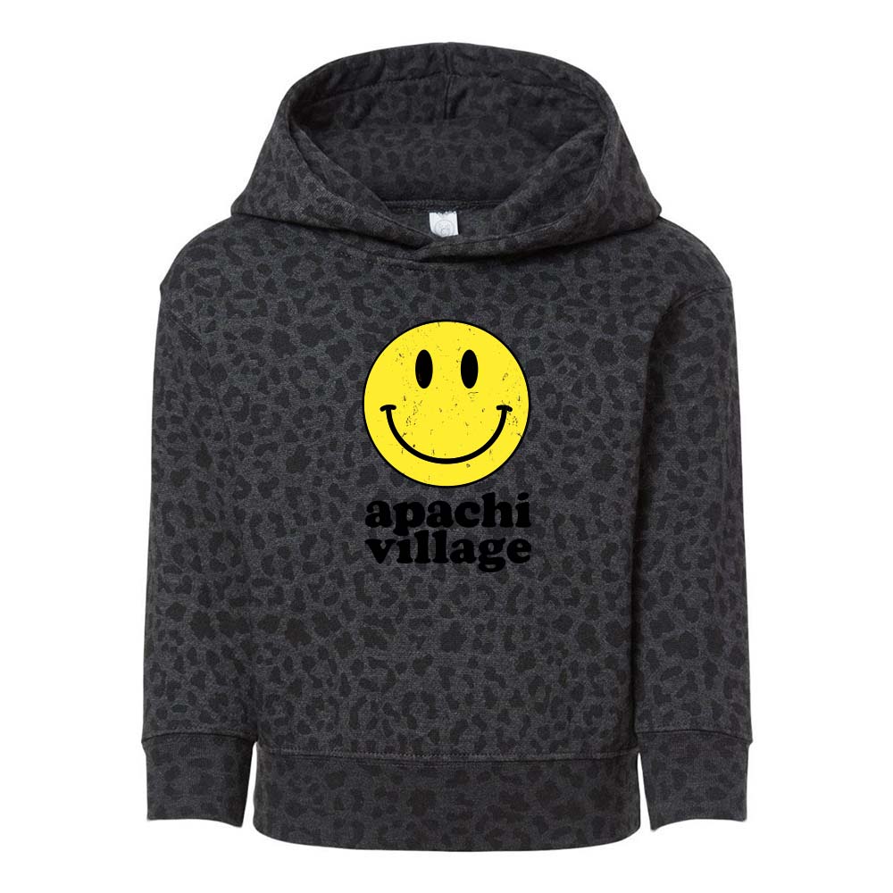 SMILEY APACHI VILLAGE HOODIE ~ APACHI VILLAGE ~ toddler ~ classic unisex fit