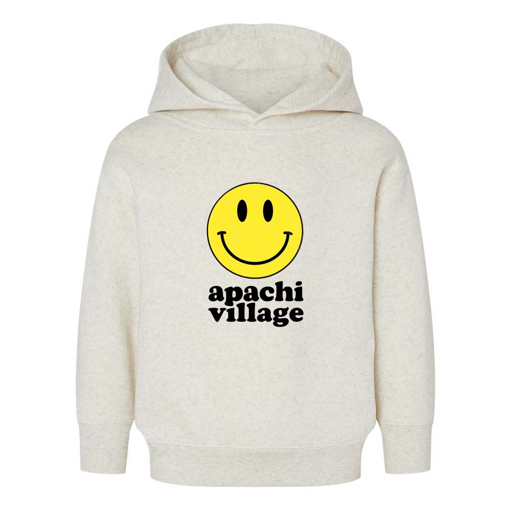 SMILEY APACHI VILLAGE HOODIE ~ APACHI VILLAGE ~ toddler ~ classic unisex fit