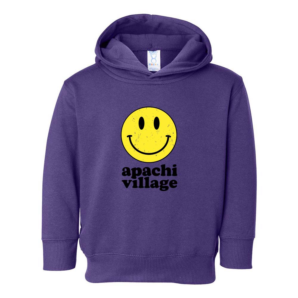 SMILEY APACHI VILLAGE HOODIE ~ APACHI VILLAGE ~ toddler ~ classic unisex fit