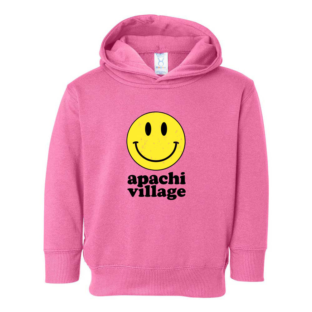 SMILEY APACHI VILLAGE HOODIE ~ APACHI VILLAGE ~ toddler ~ classic unisex fit