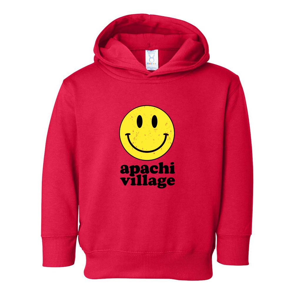 SMILEY APACHI VILLAGE HOODIE ~ APACHI VILLAGE ~ toddler ~ classic unisex fit