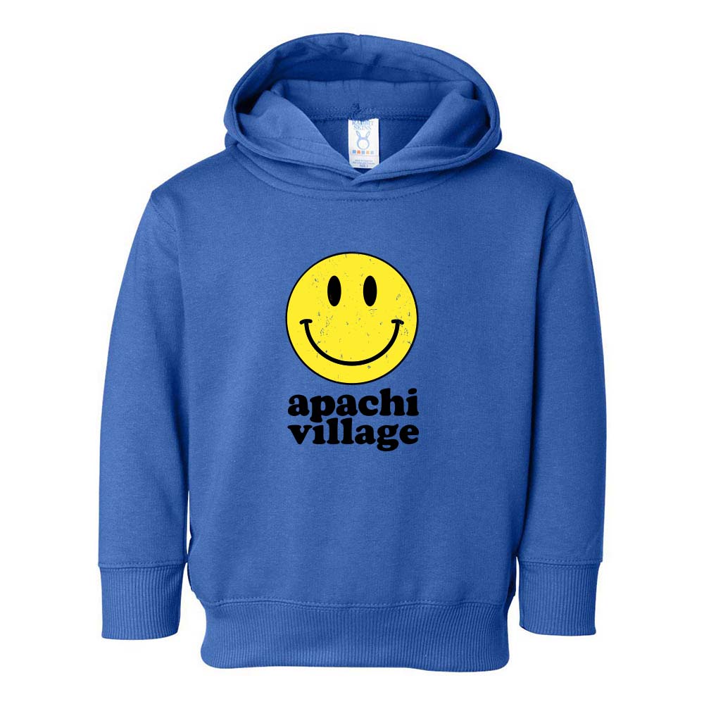 SMILEY APACHI VILLAGE HOODIE ~ APACHI VILLAGE ~ toddler ~ classic unisex fit