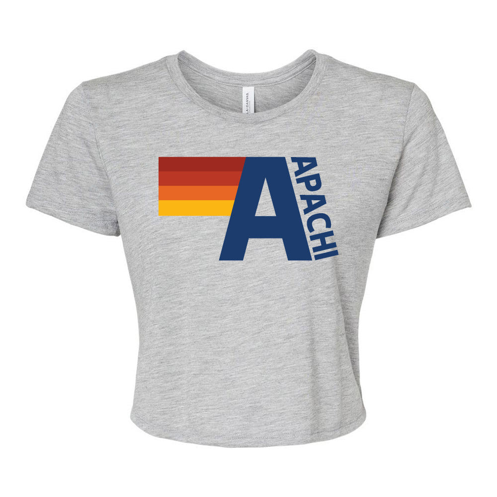 AVIATORS APACHI FLOWY CROP TEE~ APACHI DAY CAMP ~ juniors ~ flowy fit