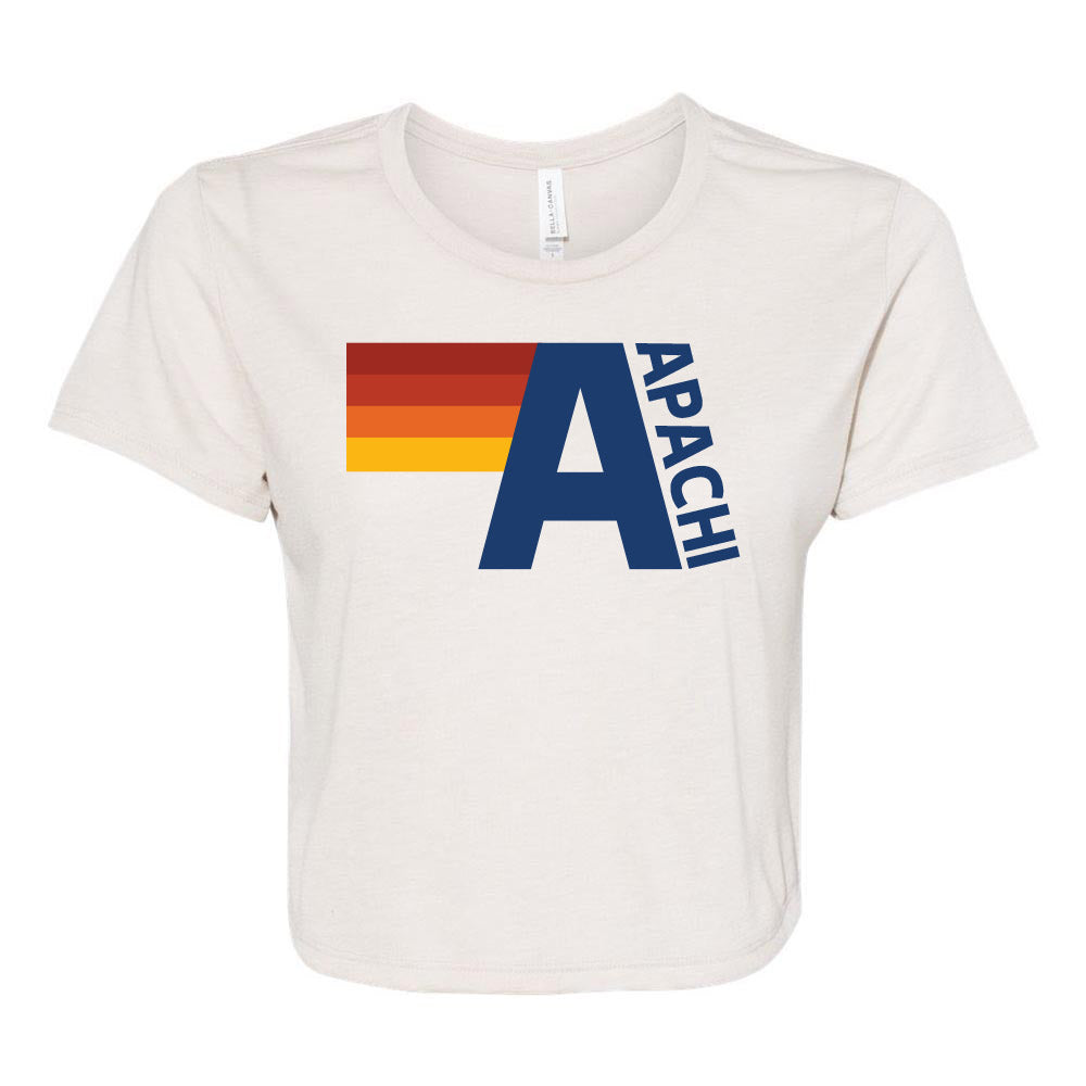 AVIATORS APACHI FLOWY CROP TEE~ APACHI DAY CAMP ~ juniors ~ flowy fit