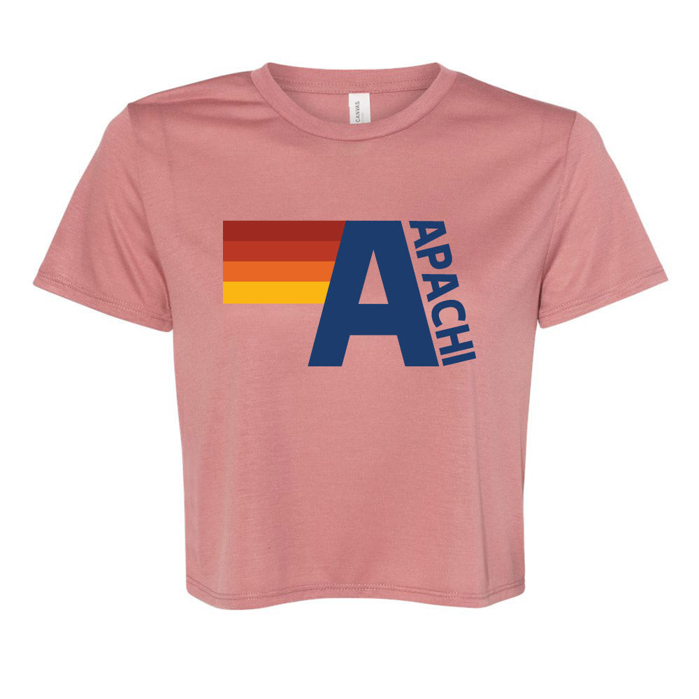 AVIATORS APACHI FLOWY CROP TEE~ APACHI DAY CAMP ~ juniors ~ flowy fit