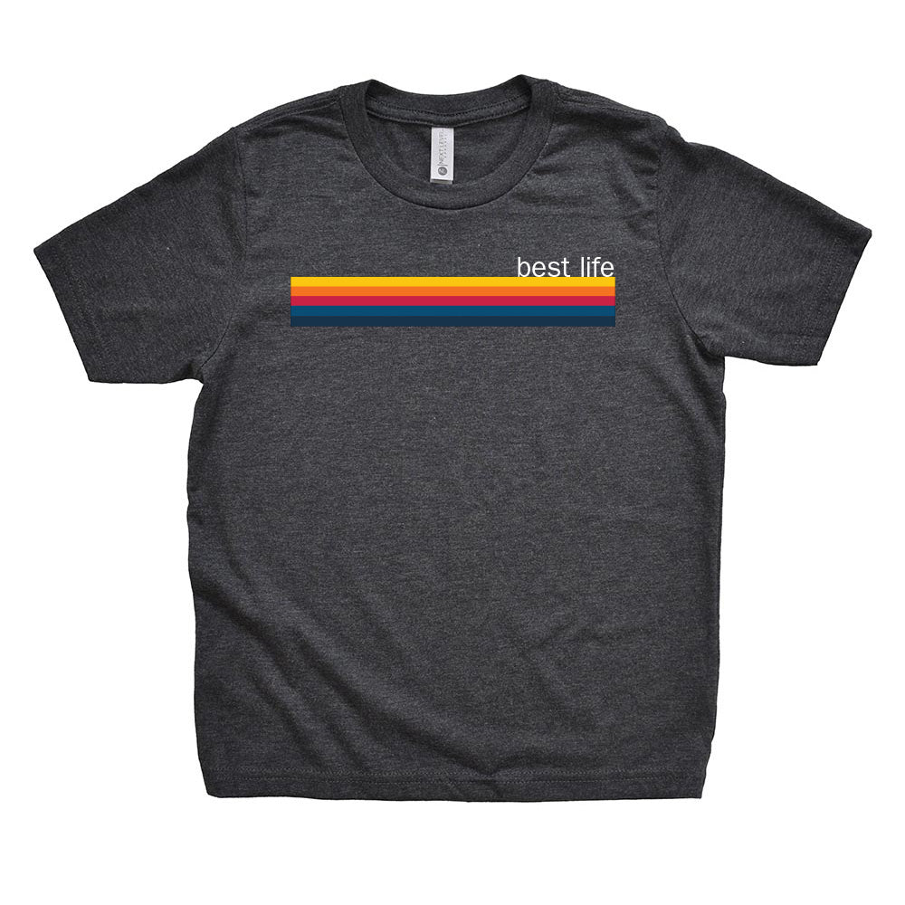 RAINBOW BEST LIFE TRIBLEND TEE ~ BEST LIFE ~ youth, women's & adult ~ classic fit