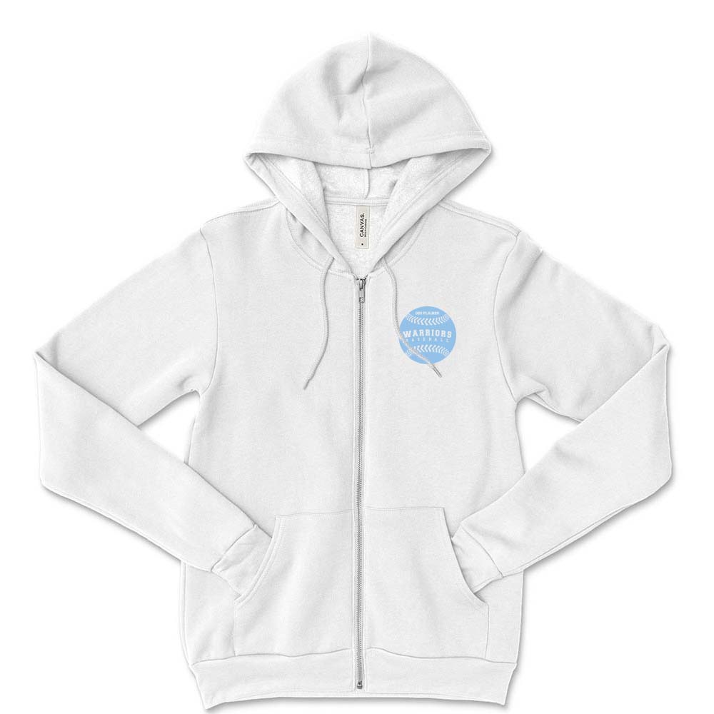 DES PLAINES WARRIORS BASEBALL ZIP HOODIE ~ DES PLAINES WARRIORS ~ youth & adult ~ classic unisex fit