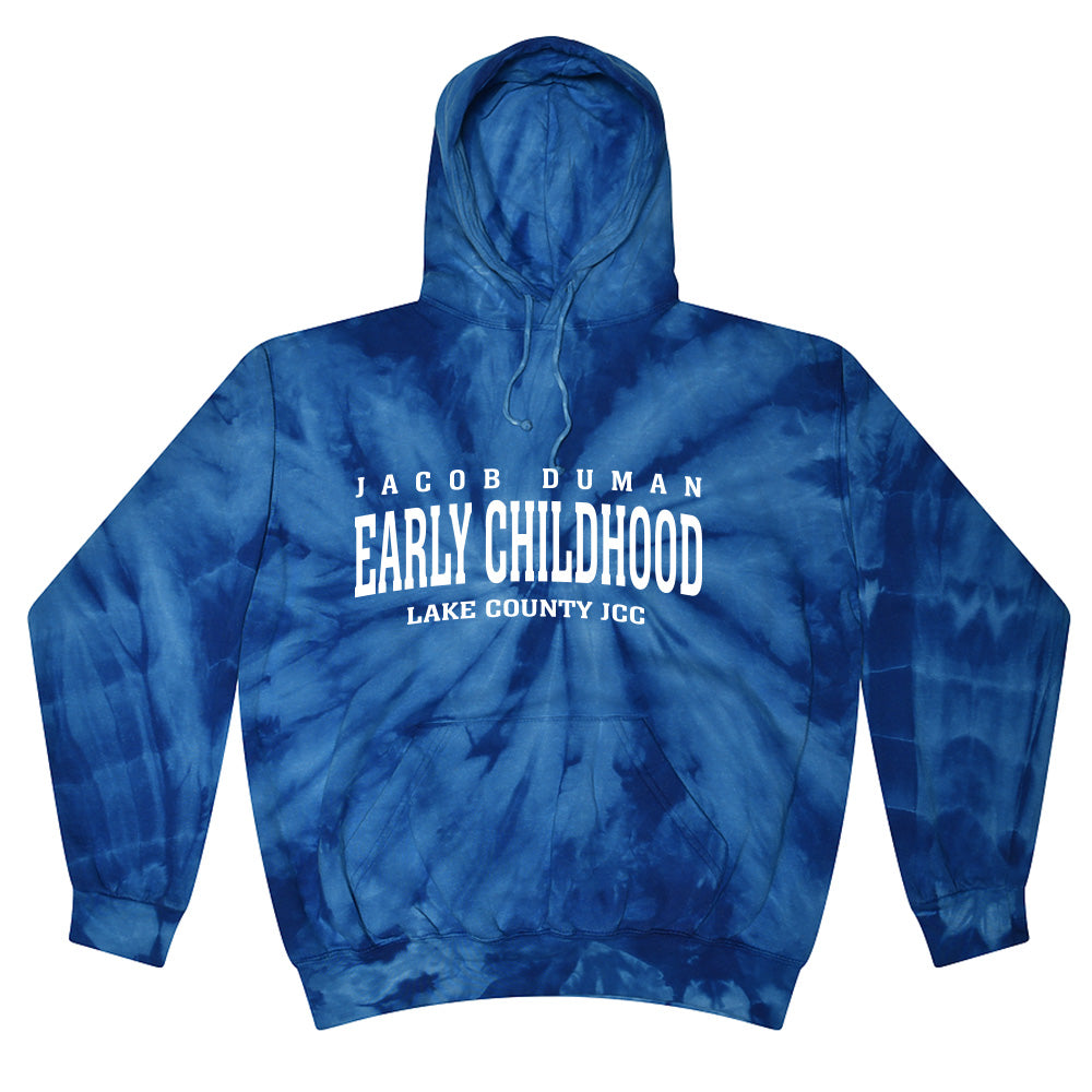 EARLY CHILDHOOD ARC ~ adult tie dye hoodie