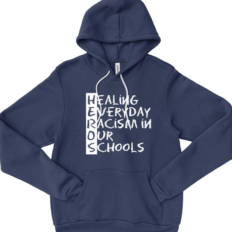 HEROS BELLA + CANVAS FLEECE HOODIE classic fit - humanKIND