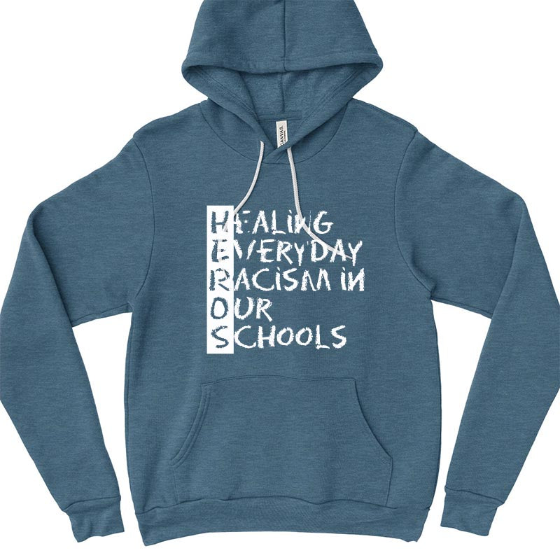 HEROS BELLA + CANVAS FLEECE HOODIE classic fit - humanKIND