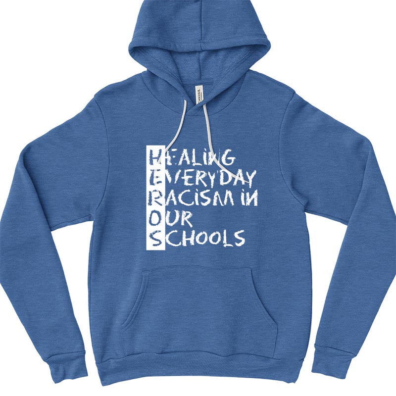 HEROS BELLA + CANVAS FLEECE HOODIE classic fit - humanKIND