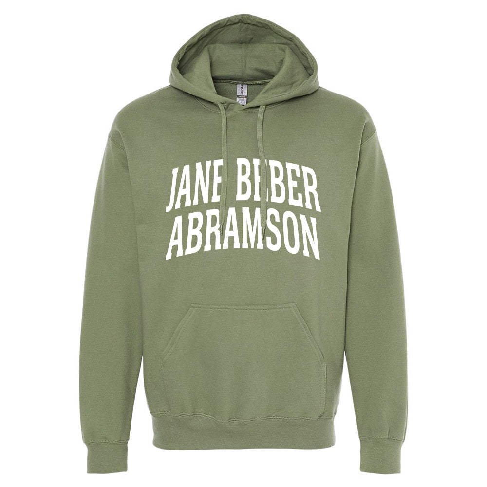 BBYO Jane Beber Abramson  OVERSIZED ARC - HOODED SWEATSHIRT - CLASSIC FIT