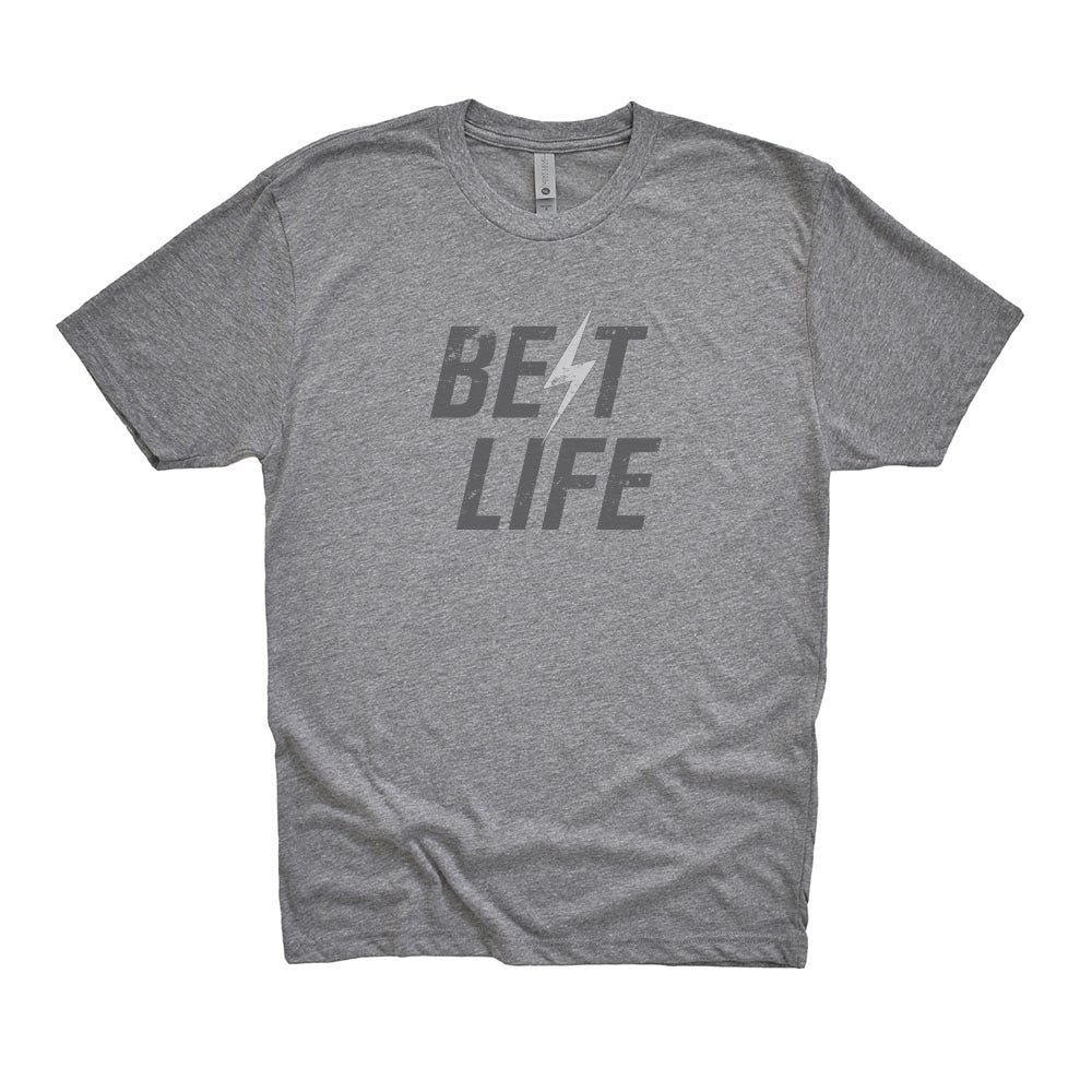 LIGHTNING BOLT BEST LIFE TRIBLEND TEE ~ BEST LIFE ~ youth, women's & unisex ~ classic fit