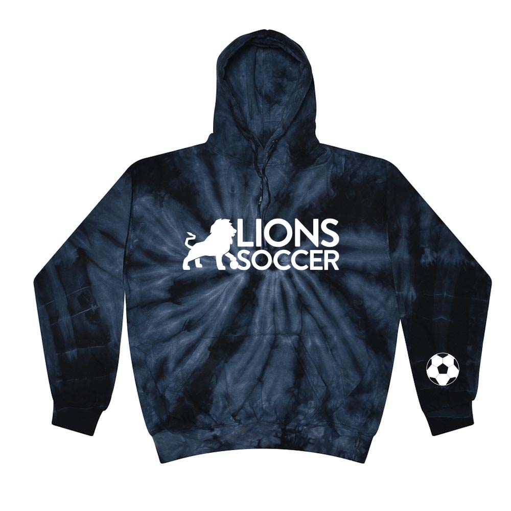 LINCOLN PARK HIGH SCHOOL SOCCER TIE DYE HOODIE ~ classic unisex fit
