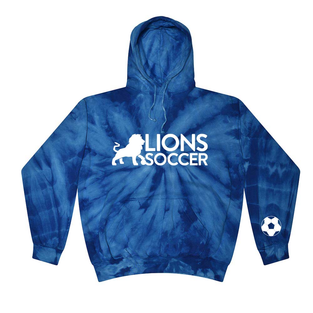 LINCOLN PARK HIGH SCHOOL SOCCER TIE DYE HOODIE ~ classic unisex fit