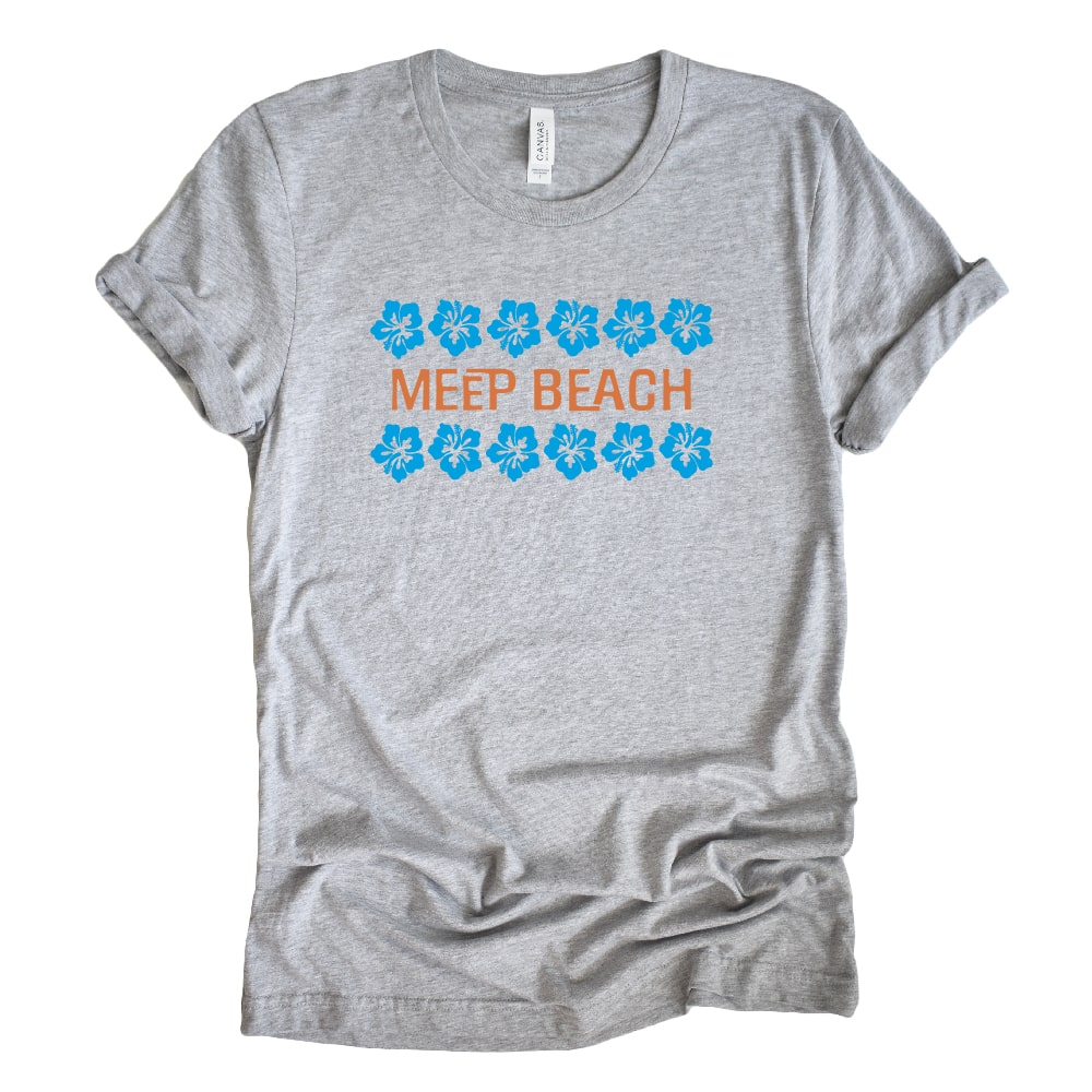 meepware-meep-beach-hawaiian-flowers-surfer-tee-adult-unisex-athletic-heater-gray