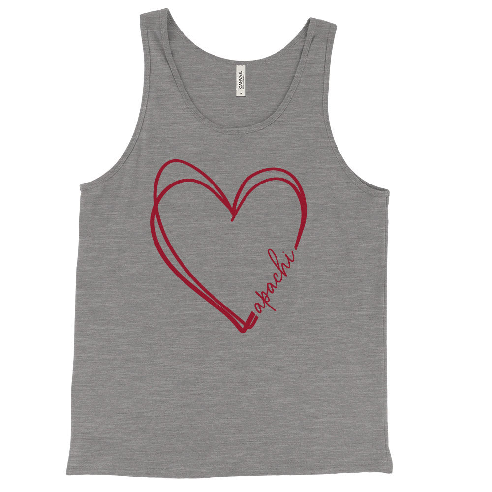 SCRIBBLE HEART APACHI TANK ~ APACHI DAY CAMP ~ youth ~ classic unisex fit