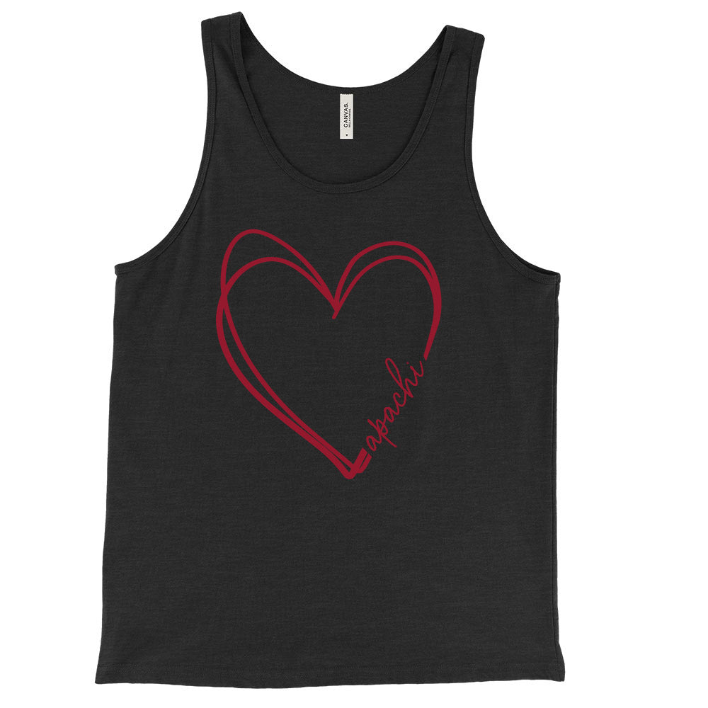 SCRIBBLE HEART APACHI TANK ~ APACHI DAY CAMP ~ adult ~ classic unisex fit