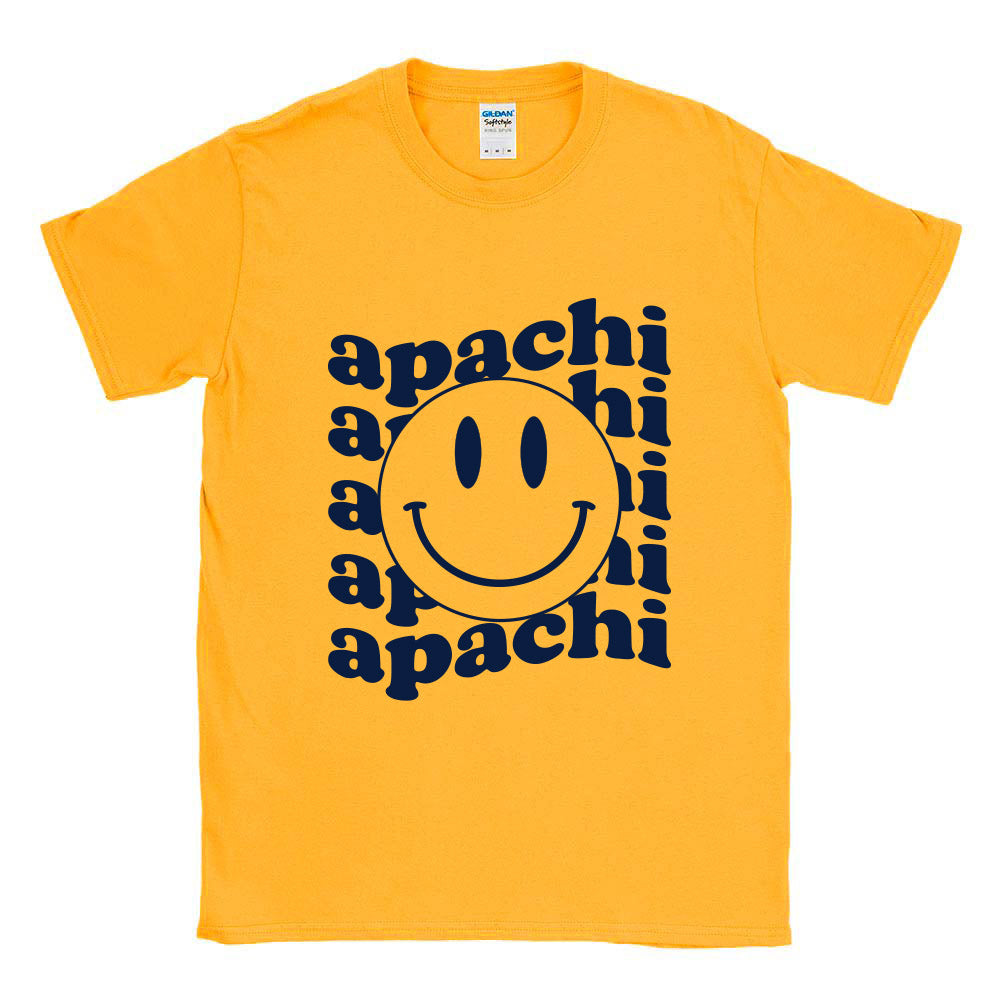 WAVY SMILEY TEE ~ APACHI DAY CAMP ~ toddler ~ classic unisex fit