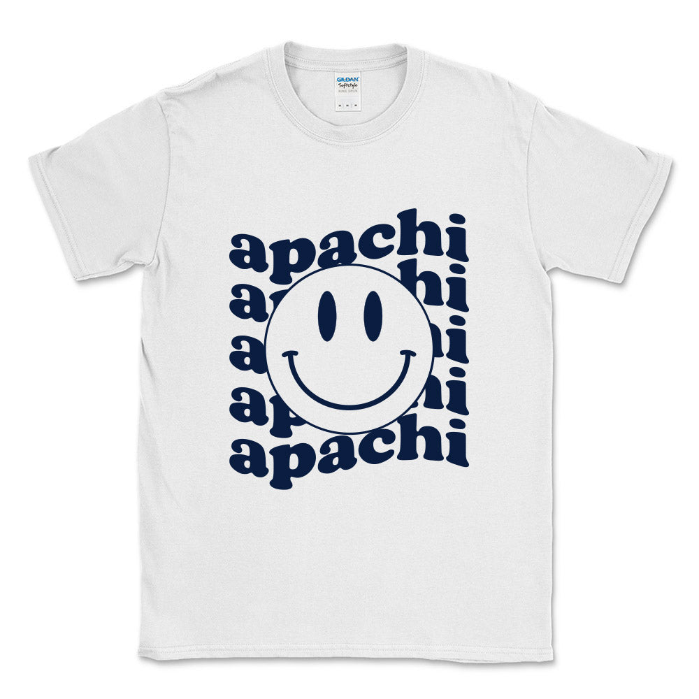 WAVY SMILEY TEE ~ APACHI DAY CAMP ~ toddler ~ classic unisex fit
