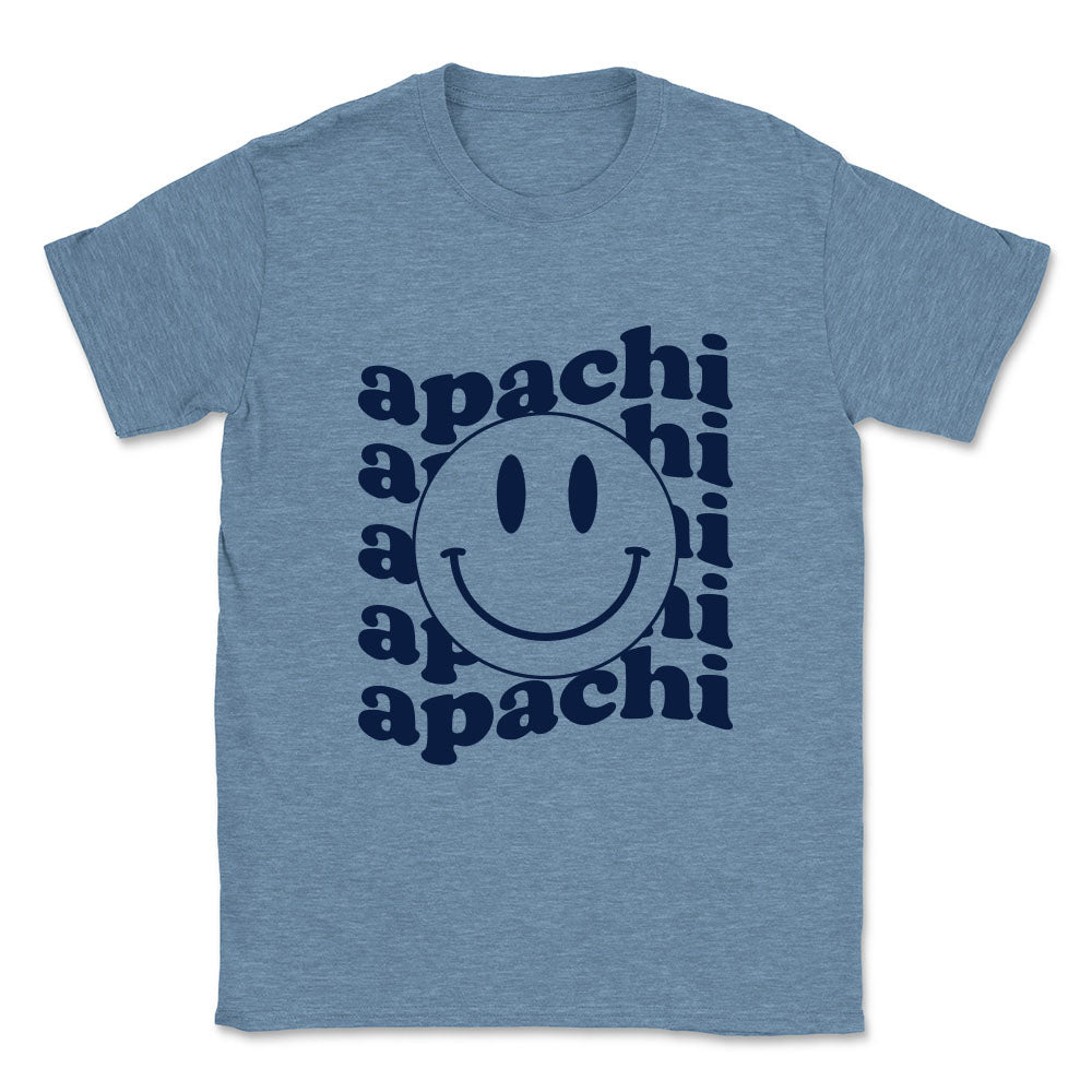 WAVY SMILEY TEE ~ APACHI DAY CAMP ~ adult ~ classic unisex fit