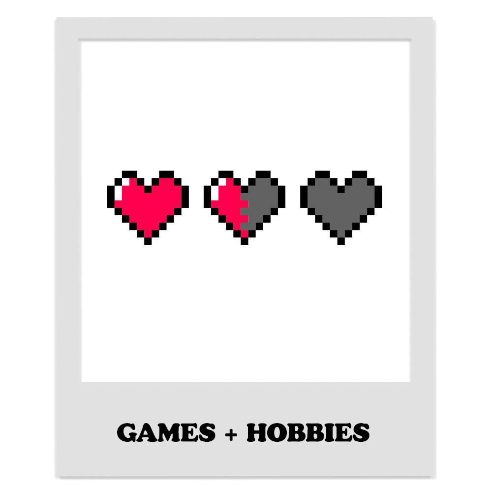 DESIGNS: GAMES & HOBBIES