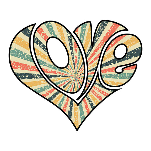 Retro Love Heart