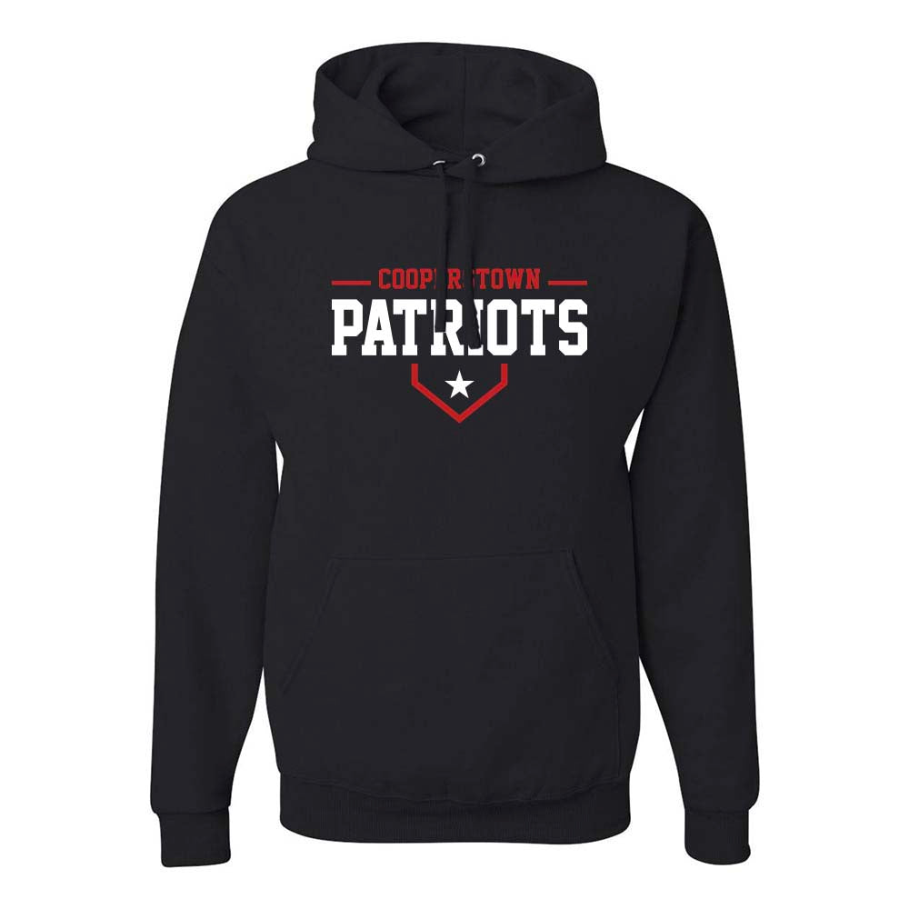 12U Red Cooperstown Team 2026 ~ Hoodie ~ Glenview Patriots