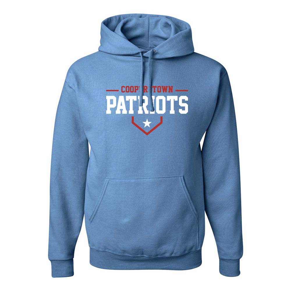 12U Red Cooperstown Team 2026 ~ Hoodie ~ Glenview Patriots